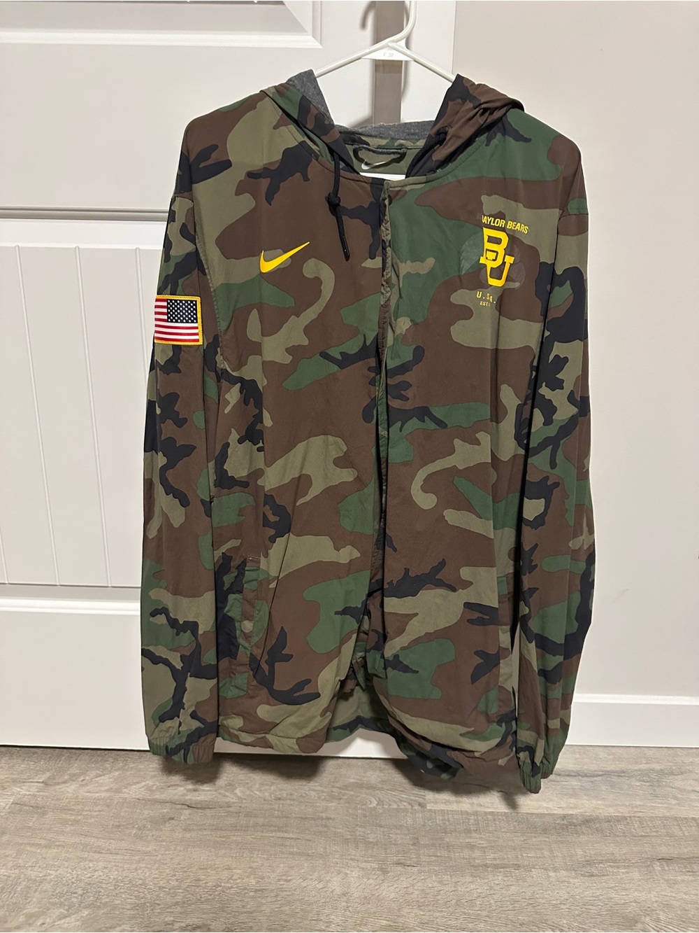 Nike Baylor Bears Military Camo Utility Field Jacket